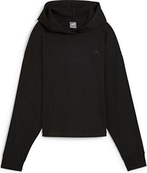 Ess Elevated Hoodie Kadın Günlük Sweatshirts 68250301 Siyah