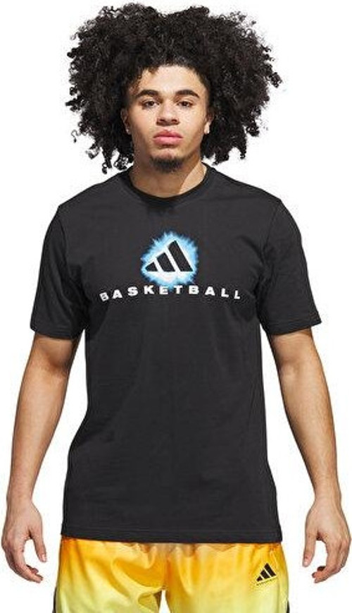 Fdn Hbr Tee 2 Erkek Basketbol Tişörtü JV8420 Siyah