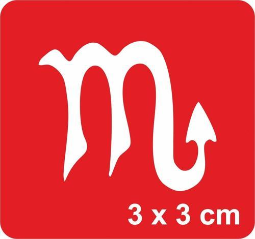 Akrep Burcu Tattoo Geçici Dövme Şablonları Kına Kalıpları