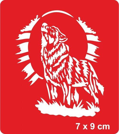 Alfa Kurt Tattoo Geçici Dövme Şablonları Kına Kalıpları