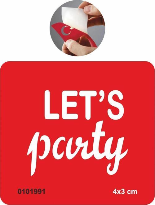 Haydi Partiye!  Tattoo Geçici Dövme Şablonları Kına Kalıpları