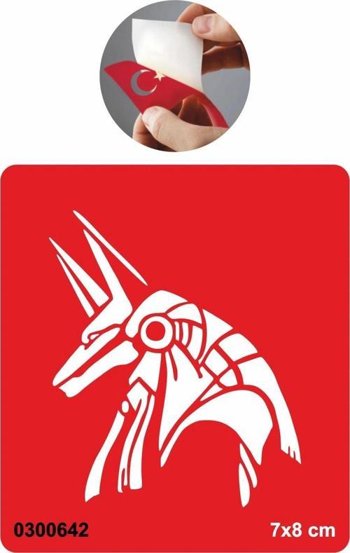Mısır Tanrısı Seth Tattoo Geçici Dövme Şablonları Kına Kalıpları