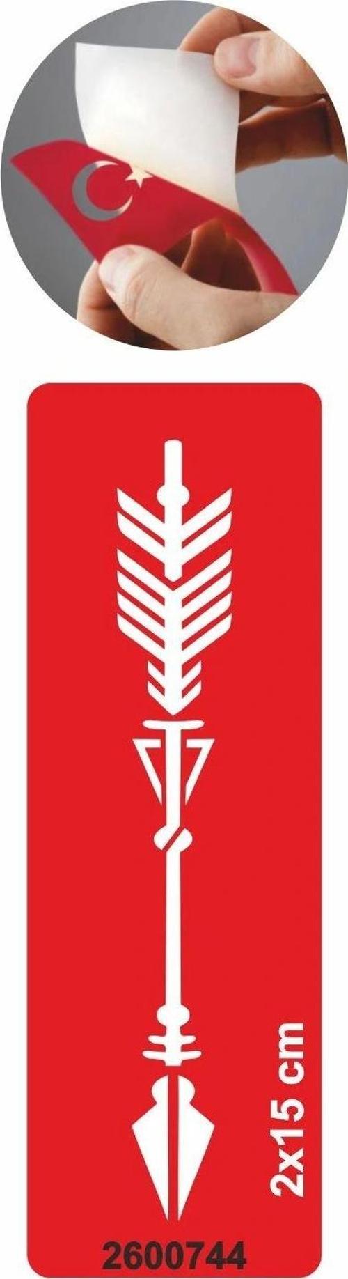 Hedefe Doğru  Ok  Tattoo Geçici Dövme Şablonları Kına Kalıpları