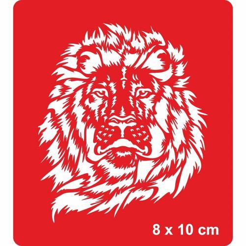 Muhteşem Aslan Tattoo Geçici Dövme Şablonları Kına Kalıpları