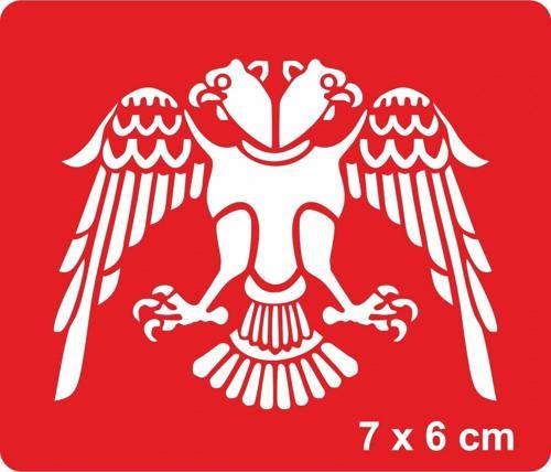 Anadolu ve Selçuklu Çift Başlı Kartalı Tattoo Geçici Dövme Şablonları Kına Kalıpları