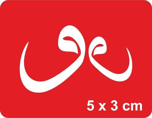 Anne ve Cenin Vav Tattoo Geçici Dövme Şablonları Kına Kalıpları