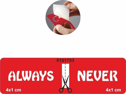 Herzaman ve Asla Tattoo Geçici Dövme Şablonları Kına Kalıpları