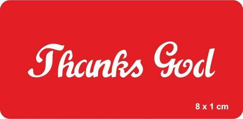 Teşekkürler Tanrım Tattoo Geçici Dövme Şablonları Kına Kalıpları