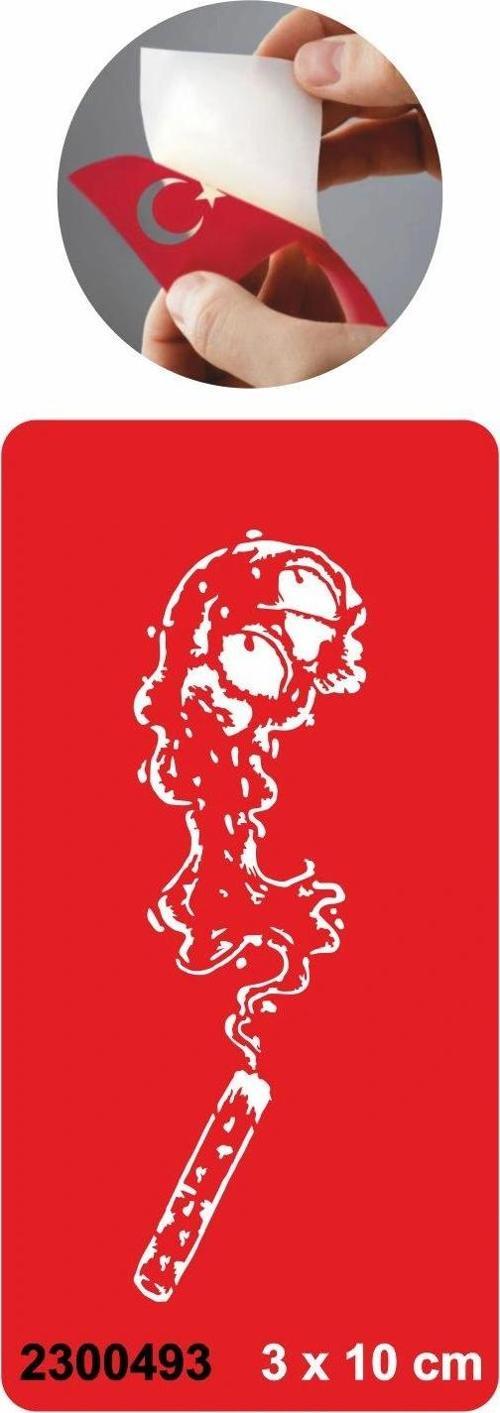 Tiryaki Kuru Kafa Tattoo Geçici Dövme Şablonları Kına Kalıpları