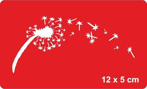 Nefis Görünüm Karahindiba Çiçeği Tattoo Geçici Dövme Şablonları Kına Kalıpları