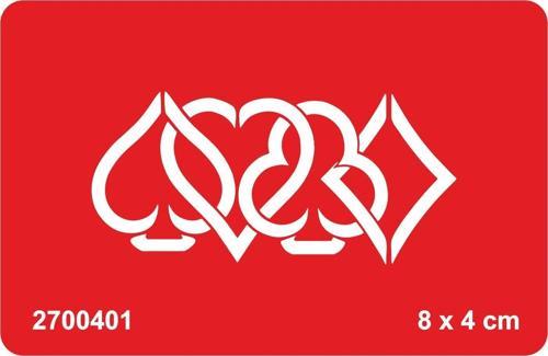 İskambil Tattoo Geçici Dövme Şablonları Kına Kalıpları