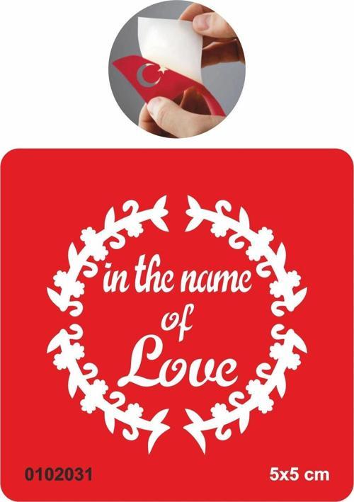 Aşk Adına Tattoo Geçici Dövme Şablonları Kına Kalıpları