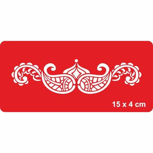 Dantel Motifi 259 Tattoo Geçici Dövme Şablonları Kına Kalıpları