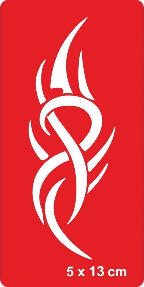 Tribal 69 Tattoo Geçici Dövme Şablonları Kına Kalıpları