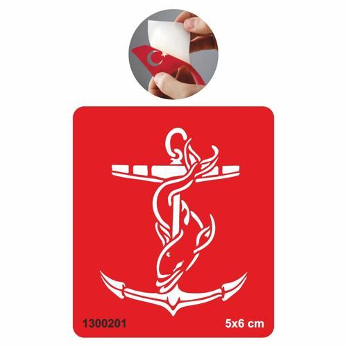 Deniz Aşkı Çapa  Tattoo Geçici Dövme Şablonları Kına Kalıpları