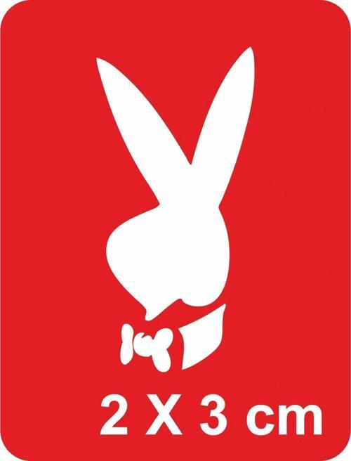 Aşk Tavşanı Playboy Tattoo Geçici Dövme Şablonları Kına Kalıpları