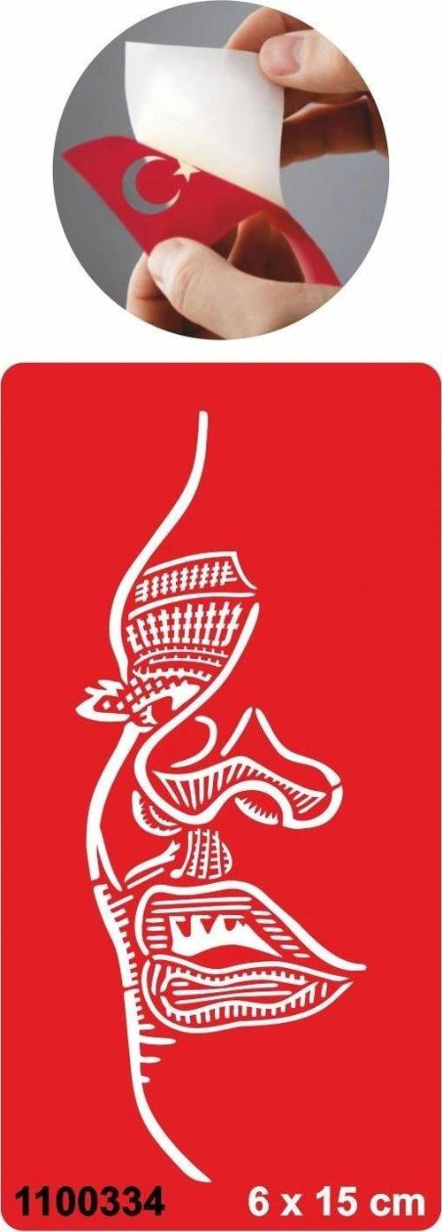 Kadın Ve Şehir Tattoo Geçici Dövme Şablonları Kına Kalıpları