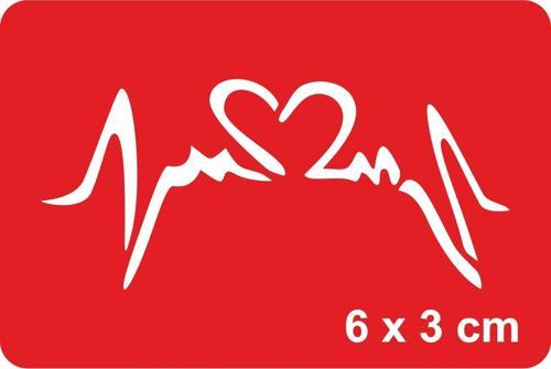 Kalp ve Ritim Tattoo Geçici Dövme Şablonları Kına Kalıpları