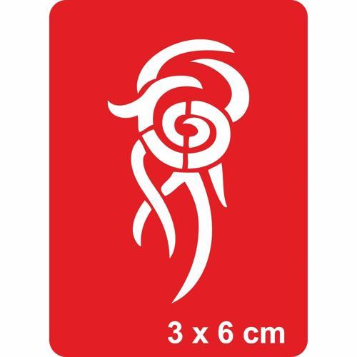 Trip Tribal Tattoo Geçici Dövme Şablonları Kına Kalıpları
