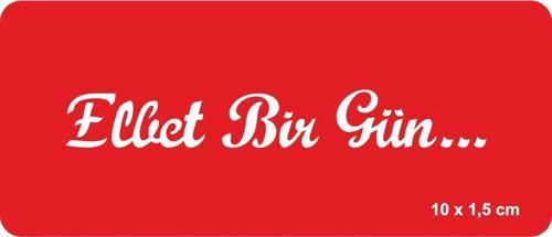 Elbet Bir Gün Tattoo Geçici Dövme Şablonları Kına Kalıpları