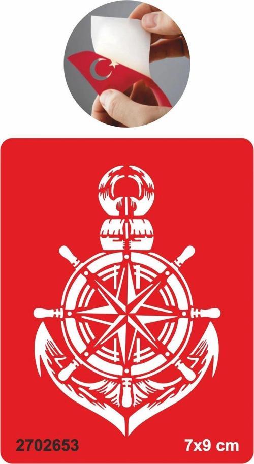 Pusula Dümen Çapa Tattoo Geçici Dövme Şablonları Kına Kalıpları