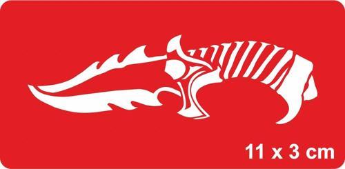 Bel Kama Hançer Bıçak  Tattoo Geçici Dövme Şablonları Kına Kalıpları