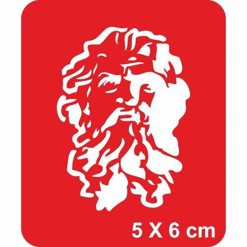 Filozof Sokrates Tattoo Geçici Dövme Şablonları Kına Kalıpları