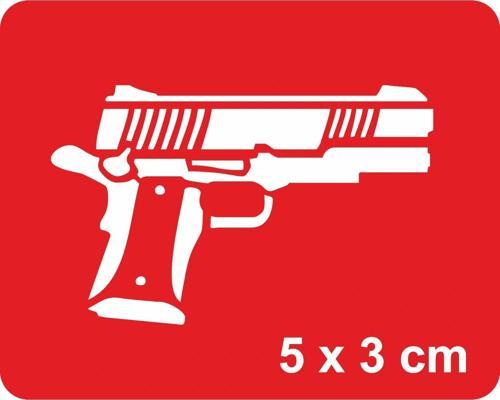 Beretta 2 Tabanca  Tattoo Geçici Dövme Şablonları Kına Kalıpları