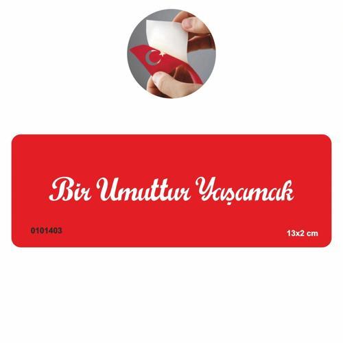 Bir Umuttur Yaşamak El Yazısı  Tattoo Geçici Dövme Şablonları Kına Kalıpları