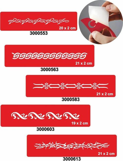 Kol Modelleri 5'li Set Geçici Dövme Kına Şablonu