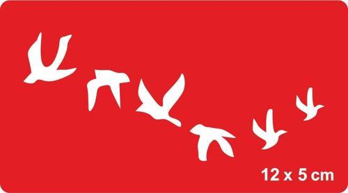 Gidin Gidin Güzel Kuşlar Tattoo Geçici Dövme Şablonları Kına Kalıpları