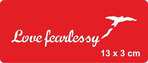 Korkusuzca Sev! Tattoo Geçici Dövme Şablonları Kına Kalıpları