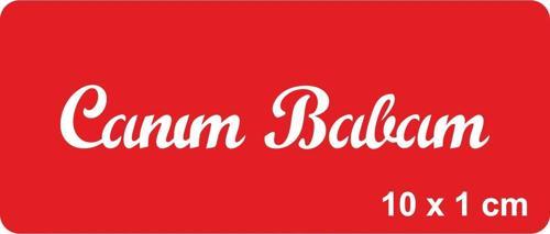 Canım Babam Yazısı Tattoo Geçici Dövme Şablonları Kına Kalıpları