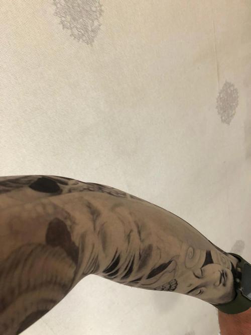 Giyilebilir Dövme Yüz Dövmesi Çift Kol