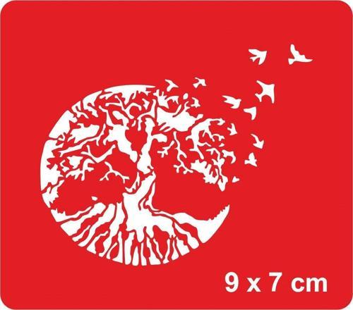 Ulu Ağaç Tattoo Geçici Dövme Şablonları Kına Kalıpları