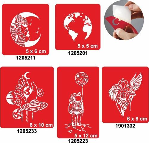 Gökyüzü Modelleri Dövme Şablonu Kına Deseni