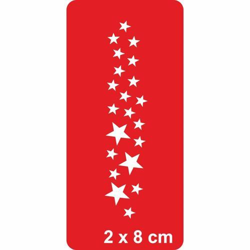 Yıldızlar Benek Benek Tattoo Geçici Dövme Şablonları Kına Kalıpları