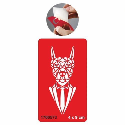 Güçlü Karakter Kurt  Kına Kalıpları Tattoo Geçici Dövme Şablonları Kına Kalıpları