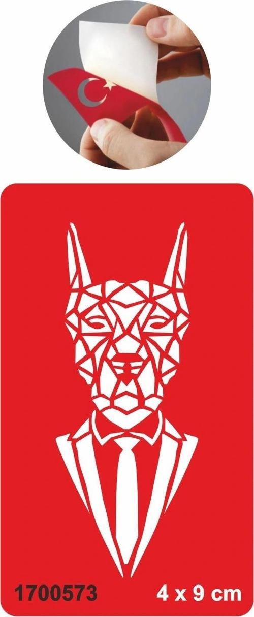 Güçlü Karakter Kurt  Kına Kalıpları Tattoo Geçici Dövme Şablonları Kına Kalıpları