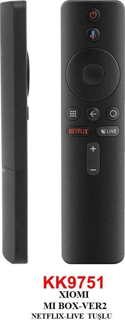 MI TV STICK/MI BOX 4S 4K VER.2  NETFLIX-LIV LCD KUMANDASI