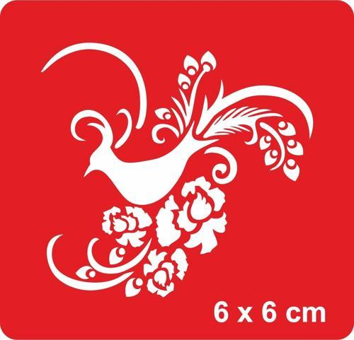 Güzelliği Dillere Destan Tavuskuşu Tattoo Geçici Dövme Şablonları Kına Kalıpları