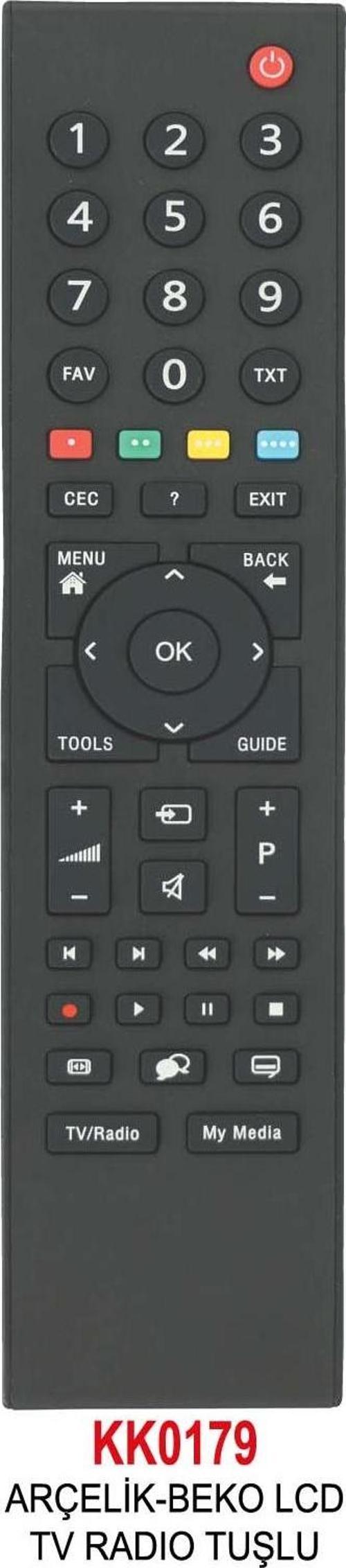 -LCD TV RADIO TUŞLU KUMANDA