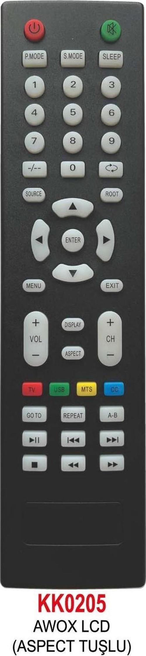 LCD (ASPECT TUŞLU) KUMANDA