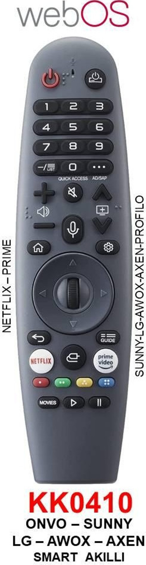 LCD SMART AKILLI WEBOS NEFLIX-PRİME