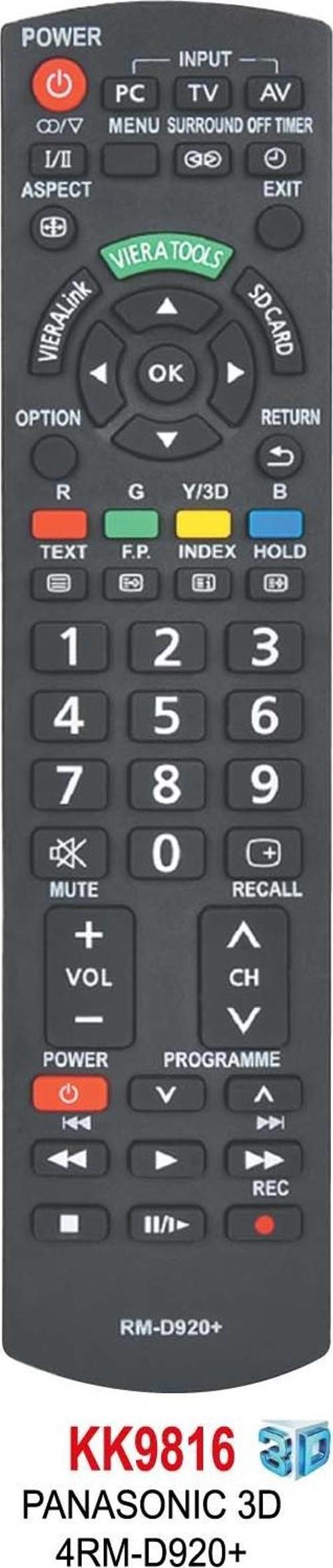 PANASONIC 3D - 4RM-D920+ KUMANDA LCD KUMANDA