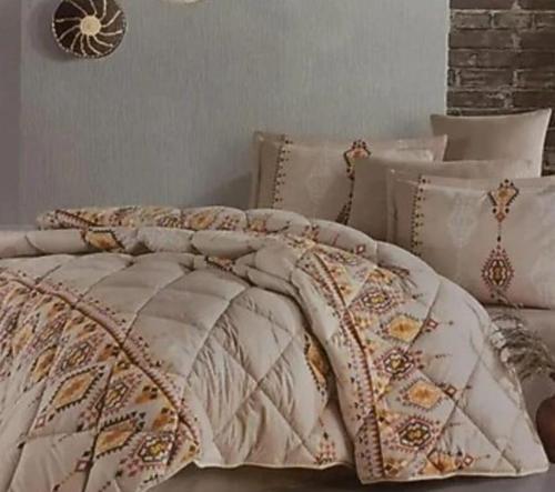 Clasy %100 Pamuk Ranforce Çift Kişilik Silikon Yorgan 195 x 215