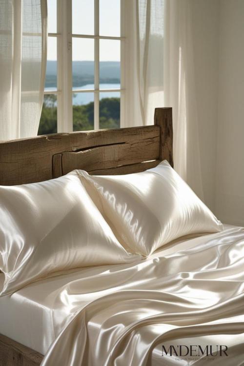 İpek Kılıf %100 Saf Ipek Kılıf 50X70 Cm Inci Beyazı Renk