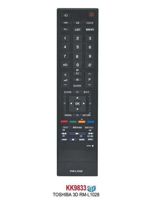 TOSHIBA 3D RM-L1028 LCD KUMANDA