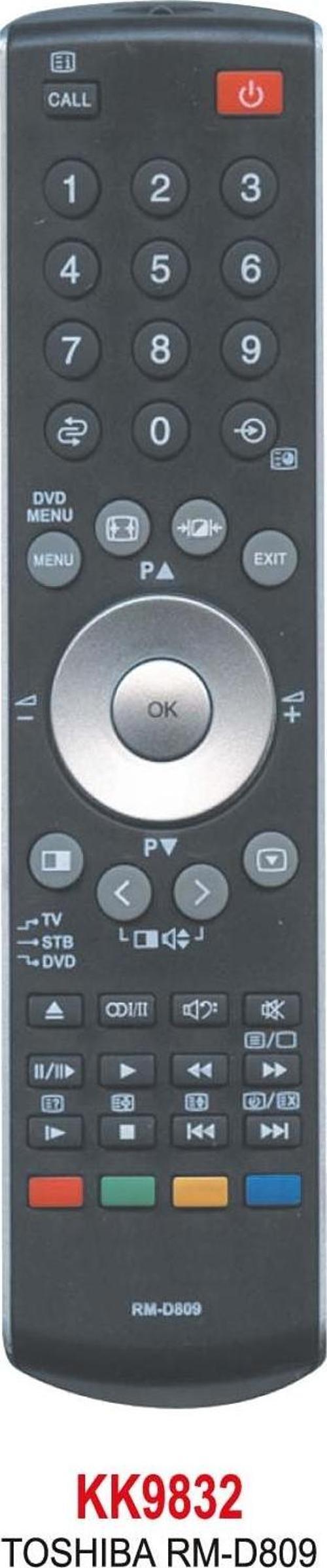 TOSHIBA RM-D809 LCD KUMANDA