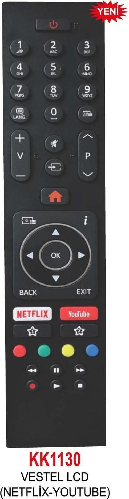 LCD (NETFLİX-YOUTUBE) KUMANDA